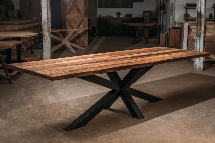 Picior Metalic Spider, Cadru Metalic Masa Spider 175x62x72 cm - A T E L I E R 49 [3]