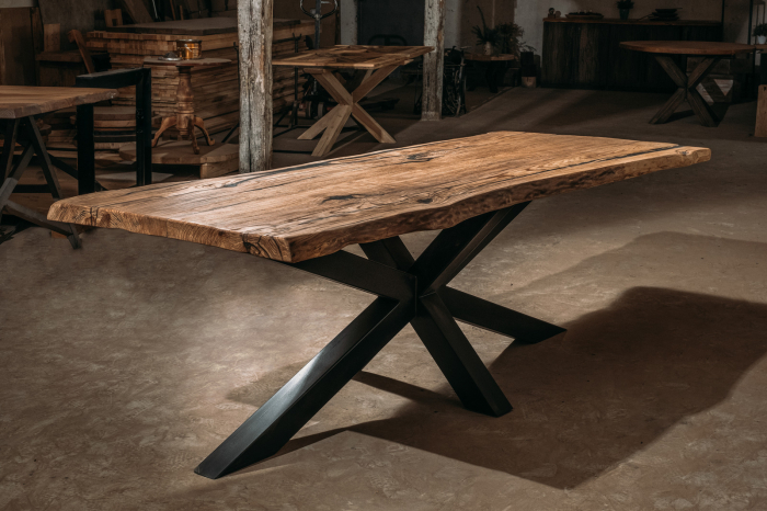 Picior Metalic Spider, Cadru Metalic Masa Spider 175x62x72 cm - A T E L I E R 49 [2]