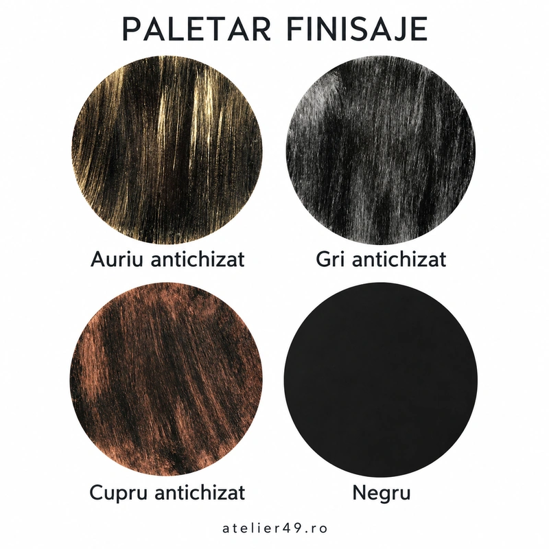 Set semineu din fier forjat cu ustensile si cos pentru lemne 84,5 x 41,5 x 59 cm [4]