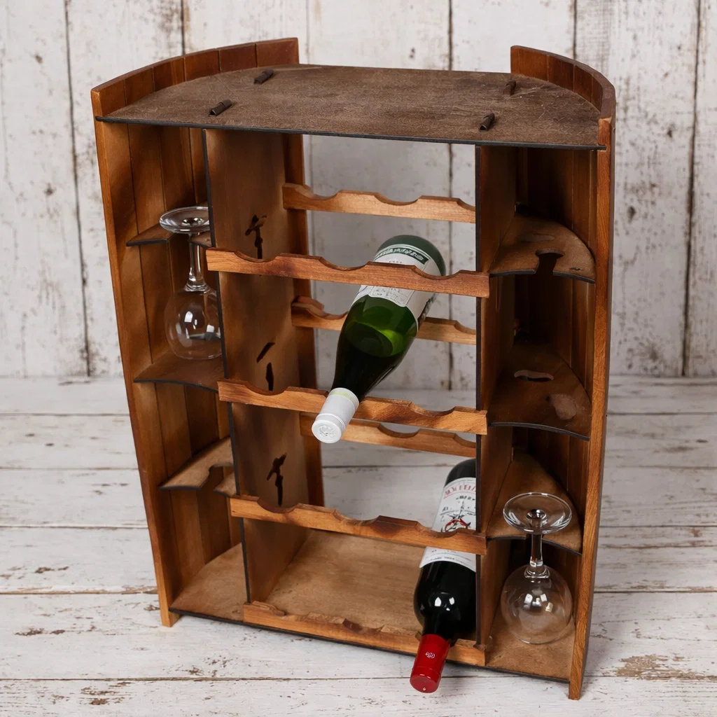 suport-sticle-vin-pahare-lemn-12-sticle-63x49x23-cm [2]