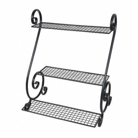 Suport metalic pentru flori din fier forjat negru 85x65x48 cm – Florys | Atelier 49 [2]