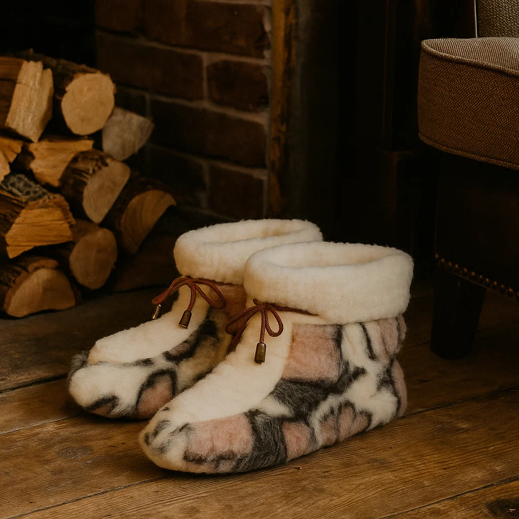 LÂNĂ - Botoși din Lâna Naturala de Oaie