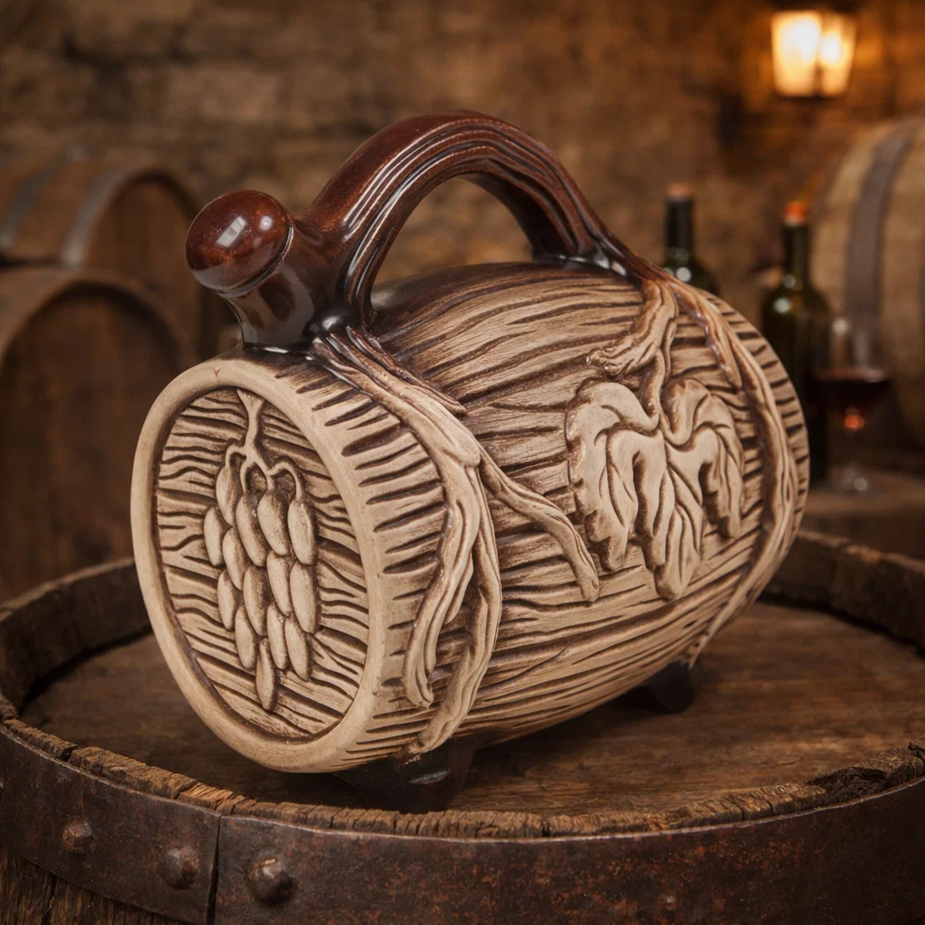 CERAMICĂ - Butoi din ceramică pentru vin 2,9 litri