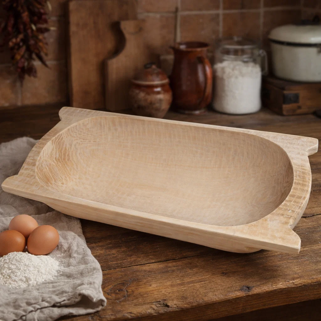 Coveți din lemn - Covata din lemn cioplita manual dimensiuni variabile