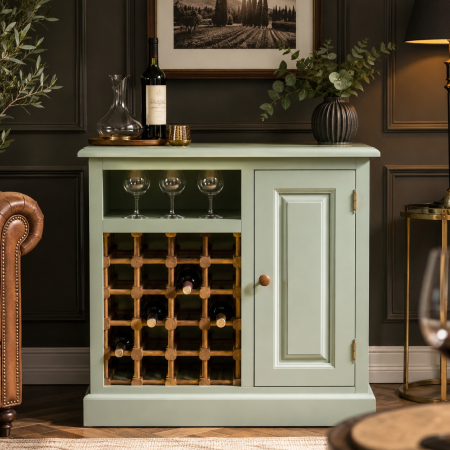 Suporturi vin - Mobilier bar din lemn masiv cu suport pentru sticle 90 x 41 x 90 cm