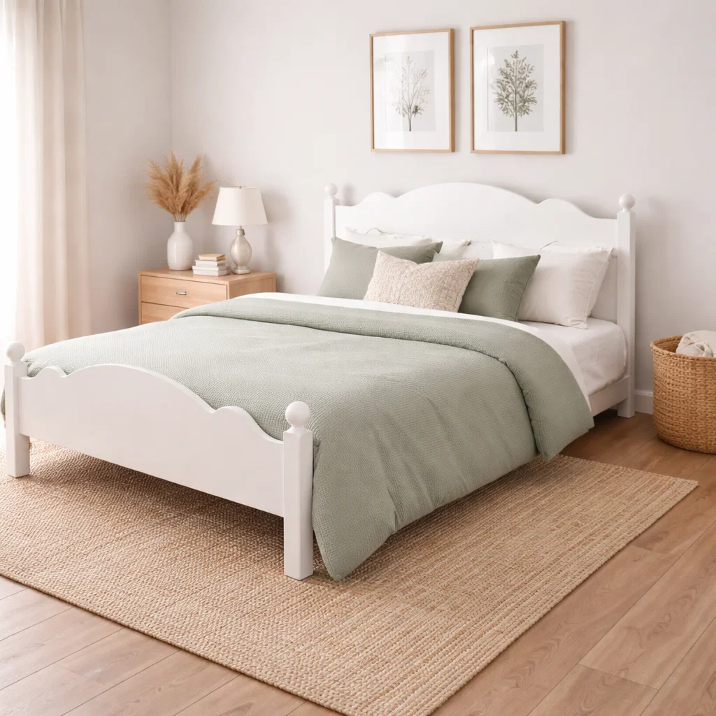 Paturi din lemn masiv - pat-aria-lemn-masiv-brad-180x200-atelier49.ro