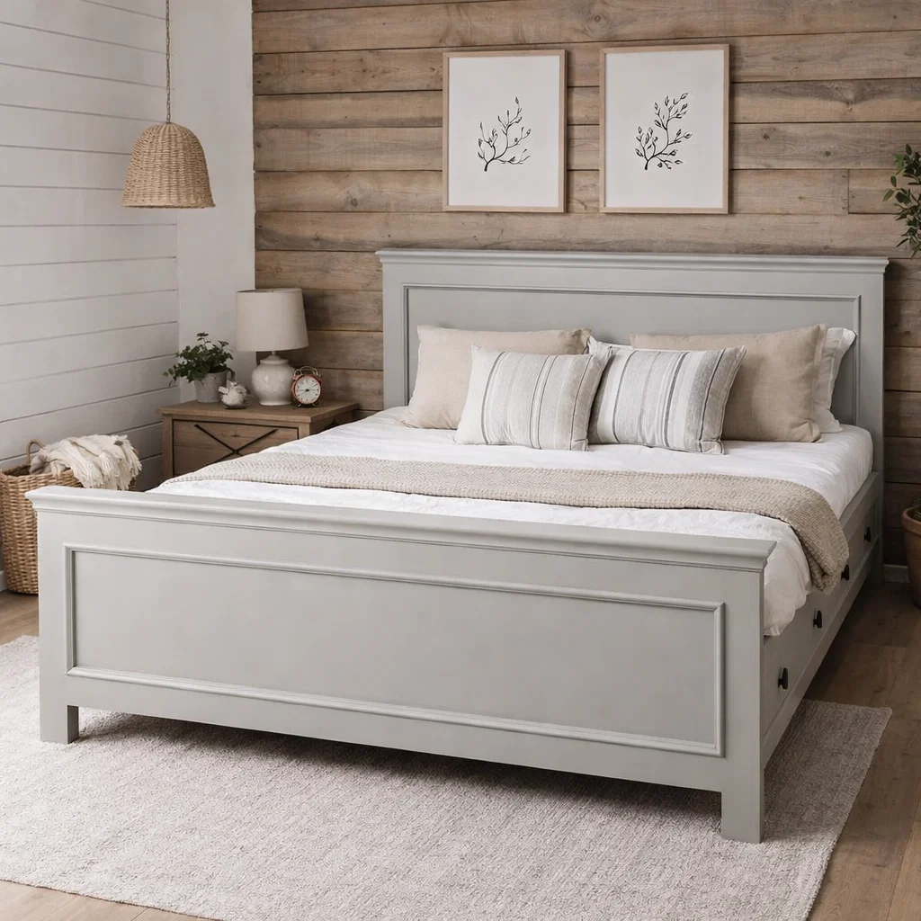 Paturi din lemn masiv - pat-lemn-masiv-pin-180x200-cu-sertare-velora-atelier49.ro