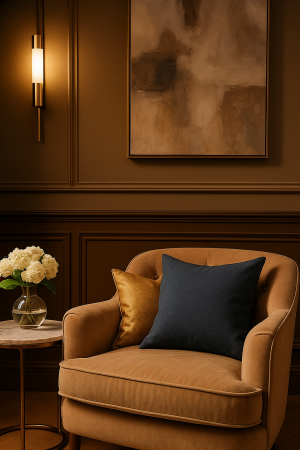 Perna Decorativa, albastru bleumarin, 45x45 cm - ATELIER 49 [2]