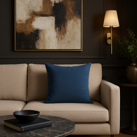 Perna Decorativa, albastru bleumarin, 45x45 cm - ATELIER 49 [1]