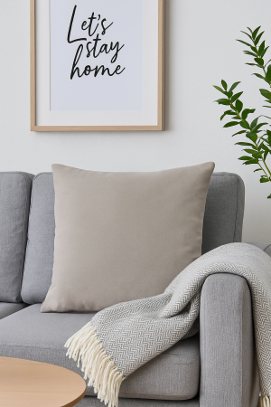 Perna Decorativa, Gri Crem, 45x45 cm - ATELIER 49 [1]