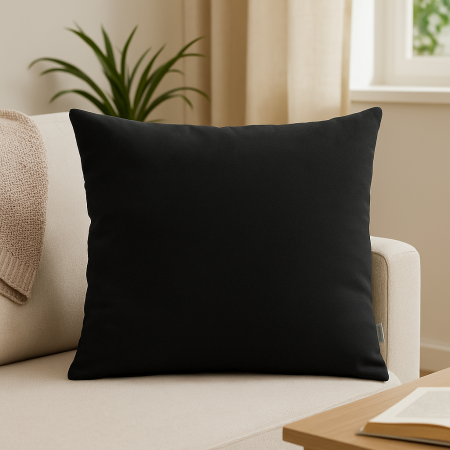 Perne Decorative - Perna Decorativa, Neagra, 45x45 cm - ATELIER 49