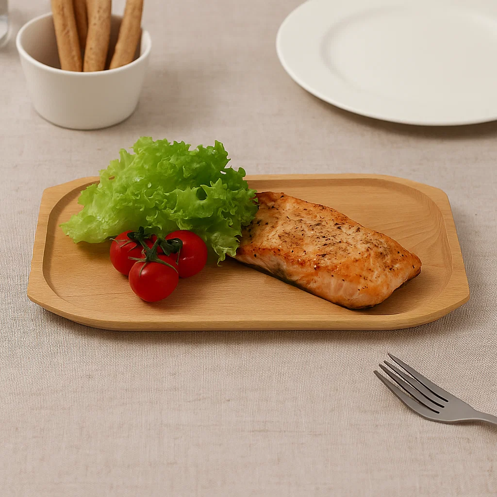 Platou rustic artizanal pentru servirea fripturilor și aperitivelor-Atelier 49 [1]