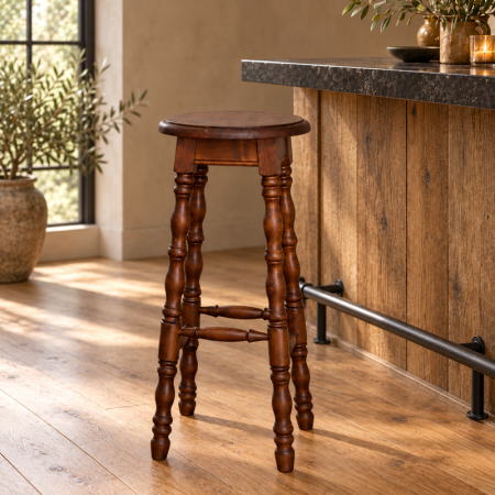 Scaune - scaun-de-bar-din-brad-masiv-cu-picioare-strunjite-35-x-35-x-82-cm-atelier49