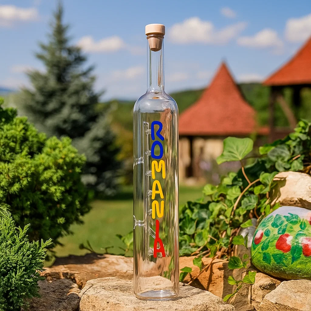 CADOURI - Cadou Personalizat Sticlă Artizanală cu Nume Elegantă pentru Băuturi - Atelier 49