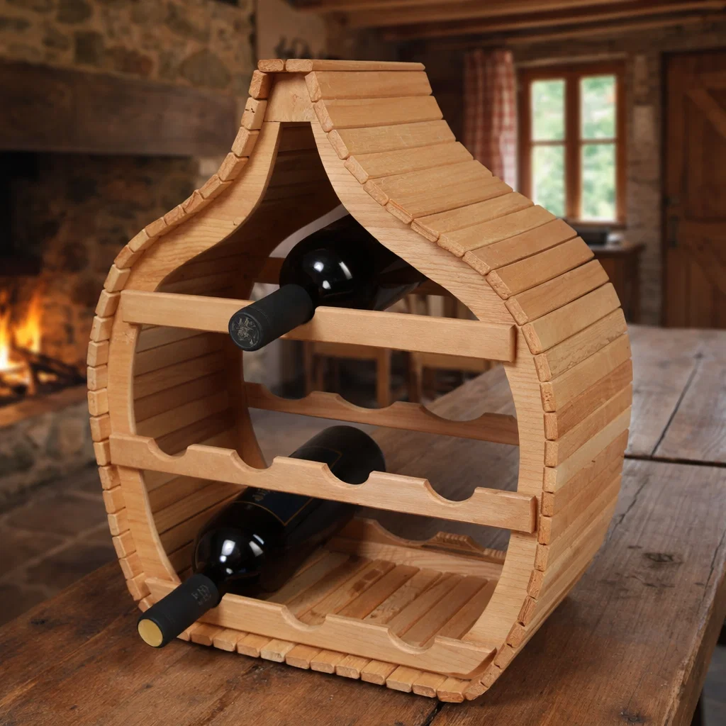 ARTICOLE DIN LEMN - suport-sticle-vin-lemn-