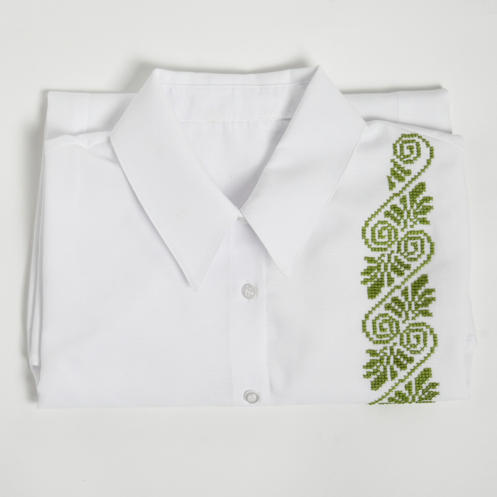 Camasa clasica, brodata cu model traditional [4]