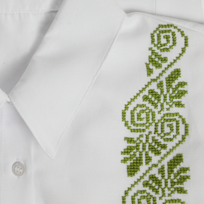 Camasa clasica, brodata cu model traditional [5]