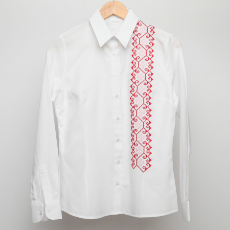 Camasa alba brodata "ametist" [1]