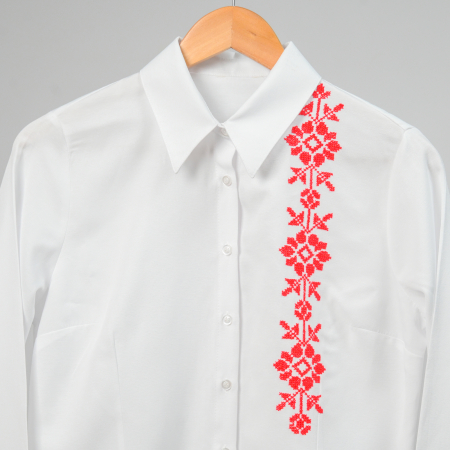 Camasa brodata cu flori rosii [1]