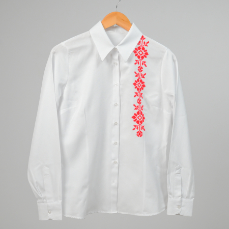 Camasa brodata cu flori rosii [6]