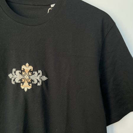 Tricouri unisex - Tricou bumbac cu model in culori pastel