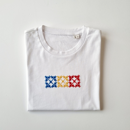 Tricou brodat cu drapelul [1]