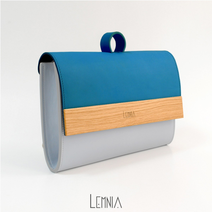 Geanta Play Grey & Pacific Blue [2]
