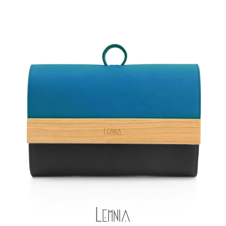 Genti - Geanta Play Black & Pacific Blue