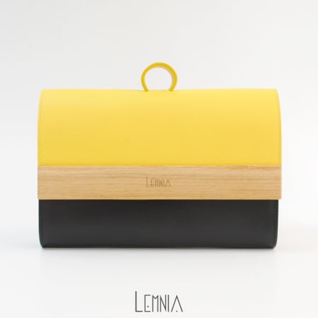 Genti - Geanta Play Black & Yellow