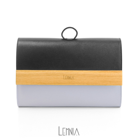 Genti - Geanta Play Grey & Black