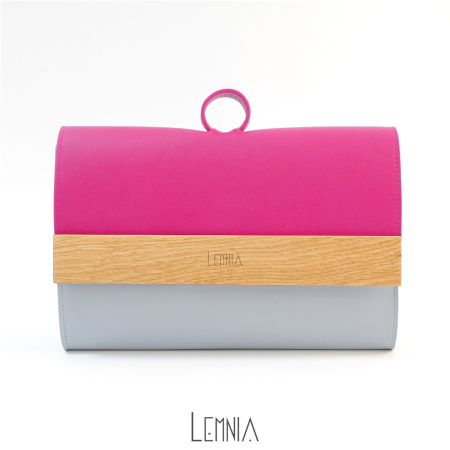 Genti - Geanta Play Grey & Pink