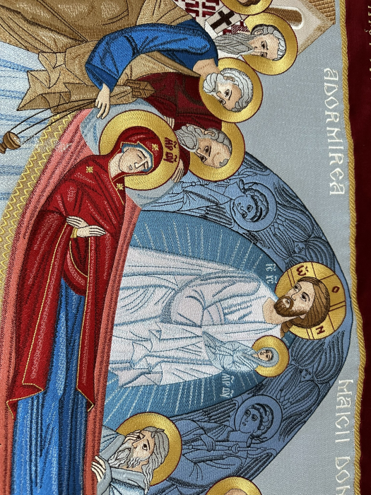 Epitaf brodat Adormirea Maicii Domnului [3]