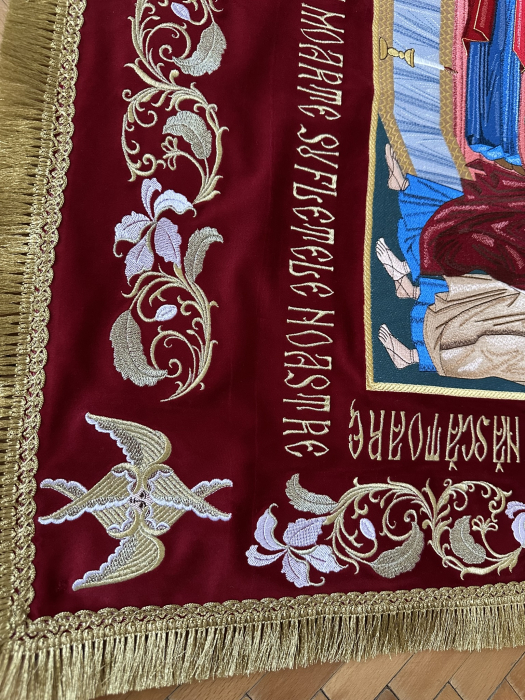 Epitaf brodat Adormirea Maicii Domnului [6]