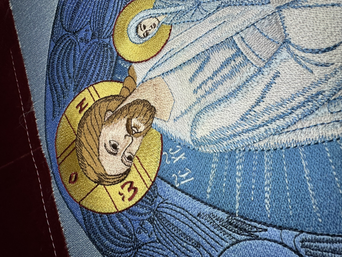 Epitaf brodat Adormirea Maicii Domnului [4]