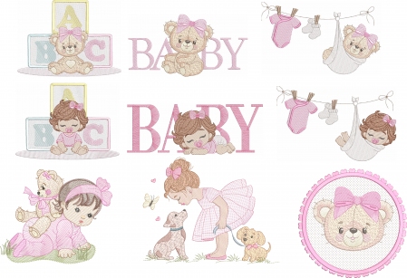 Modele pentru fetițe - Broderii fete