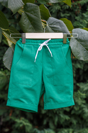 Articole Copii - Bermude de Bumbac, 5 ani, verde