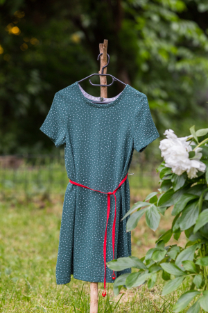 Rochii de Muselina Fete - Rochie de Vara de Muselina, 11 ani, verde inchis