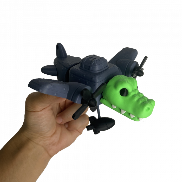 Bombardilo Crocodilo - Italian Brain Rot - Jucarie 3D Articulata, Plastic [5]