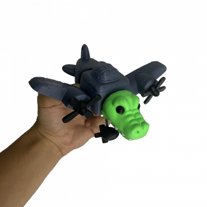 Bombardilo Crocodilo - Italian Brain Rot - Jucarie 3D Articulata, Plastic [2]