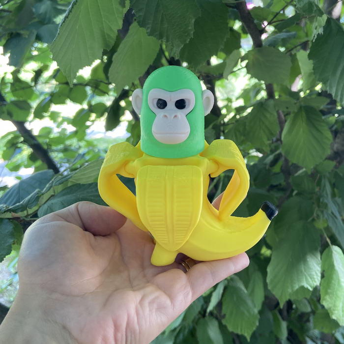 Chimpanzini bananini - Italian Brain Rot - Jucarie 3D Articulata, Plastic [2]