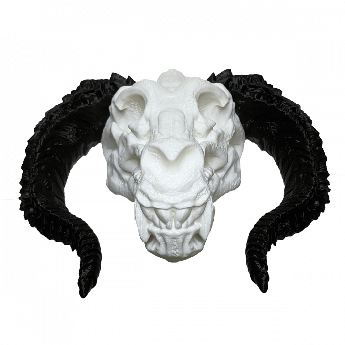 Cap de Dragon Decorativ - Trofeu Fantasy pentru Perete | Fabricat în România din PLA | Cadou pentru Iubitori de Fantezie și Mitologie sau pentru jucători D&D [2]