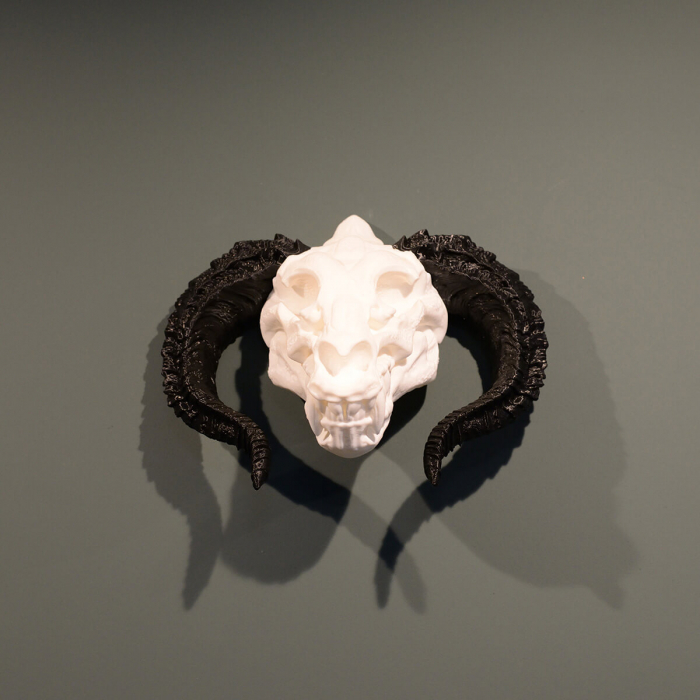 Cap de Dragon Decorativ - Trofeu Fantasy pentru Perete | Fabricat în România din PLA | Cadou pentru Iubitori de Fantezie și Mitologie sau pentru jucători D&D [6]