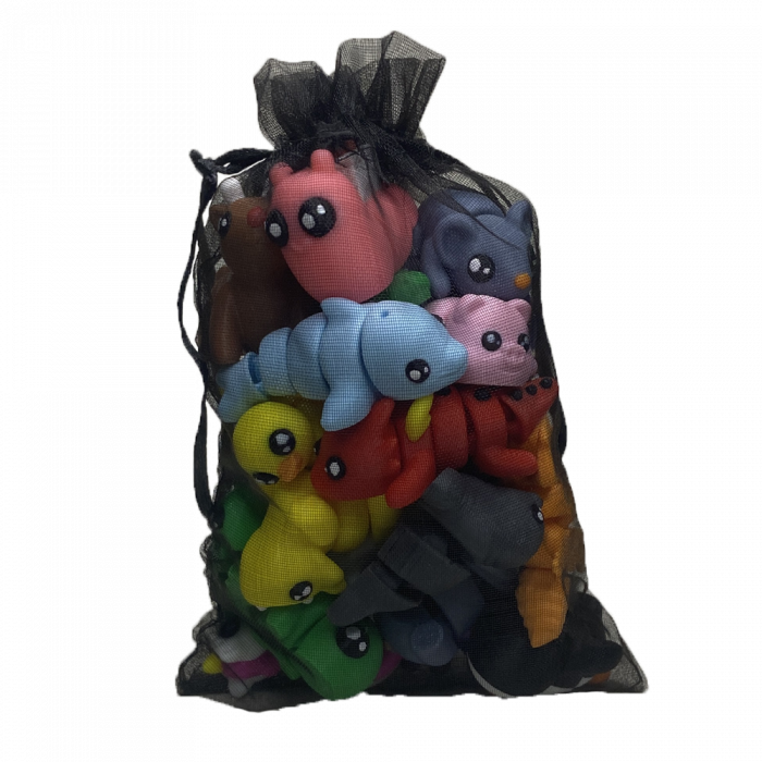 Zigluți Mini - Animăluțe - Jucării Flexibile 3D (Set 10/15/20 pcs) | Figurine Interactive pentru Copii | Cadou Distractiv & Educativ | Material PLA Sigur [10]