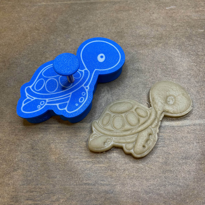 CookieStamp - Broasca Testoasa, 77x97x16 mm - Cookie Cutter Decorativ pentru Aluat, Ștampilă pentru Biscuiți Unicat - Ideal pentru copii [6]