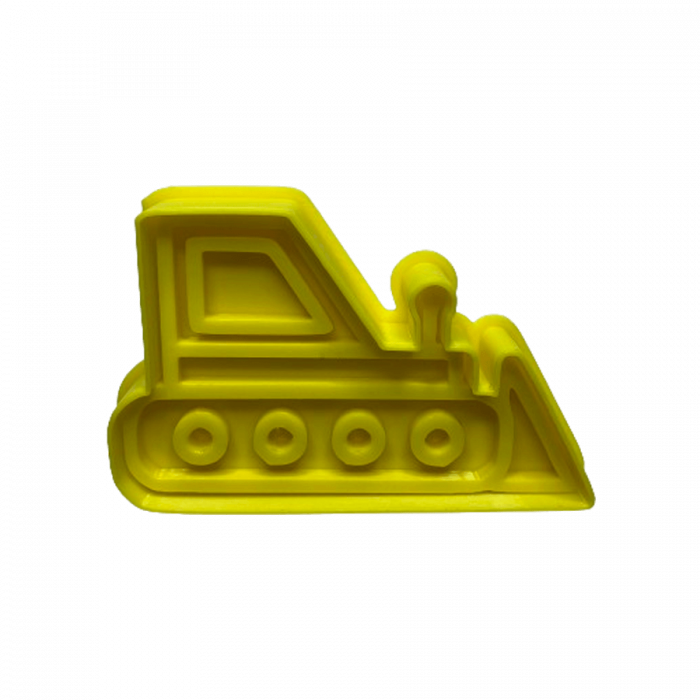 CookieStamp - Buldozer, 59x88x16 mm - Cookie Cutter Decorativ pentru Aluat, Ștampilă pentru Biscuiți Unicat - Ideal pentru copii [7]