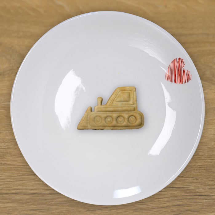 CookieStamp - Buldozer, 59x88x16 mm - Cookie Cutter Decorativ pentru Aluat, Ștampilă pentru Biscuiți Unicat - Ideal pentru copii [5]