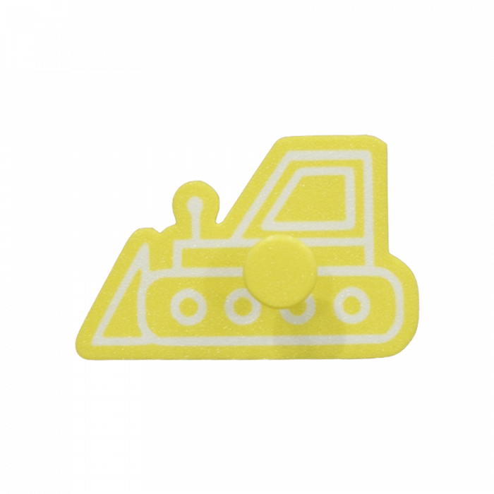 CookieStamp - Buldozer, 59x88x16 mm - Cookie Cutter Decorativ pentru Aluat, Ștampilă pentru Biscuiți Unicat - Ideal pentru copii [8]