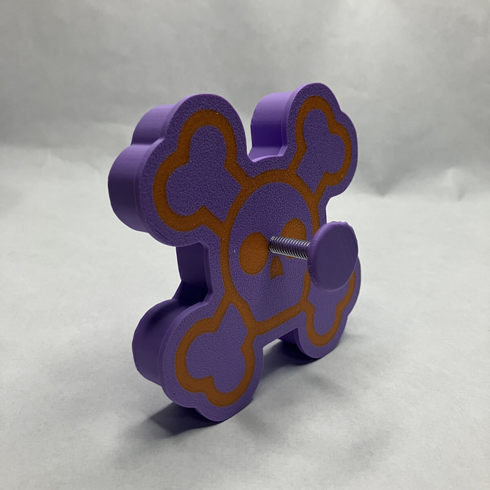 CookieStamp - Craniu Schelet, 86x86x16 mm - Cookie Cutter Decorativ pentru Aluat, Ștampilă pentru Biscuiți Unicat - Ideal pentru copii [9]