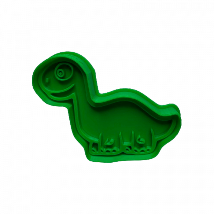 CookieStamp - Dinozaur Diplodocus, 67x87x16 mm - Cookie Cutter Decorativ pentru Aluat, Ștampilă pentru Biscuiți Unicat - Ideal pentru copii [7]