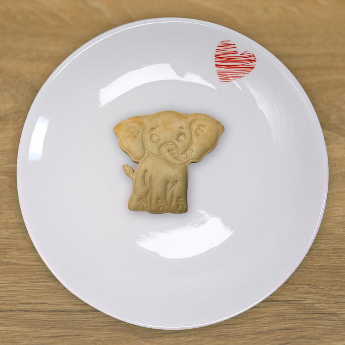 CookieStamp - Elefant, 80x90x16 mm - Cookie Cutter Decorativ pentru Aluat, Ștampilă pentru Biscuiți Unicat - Ideal pentru copii [5]